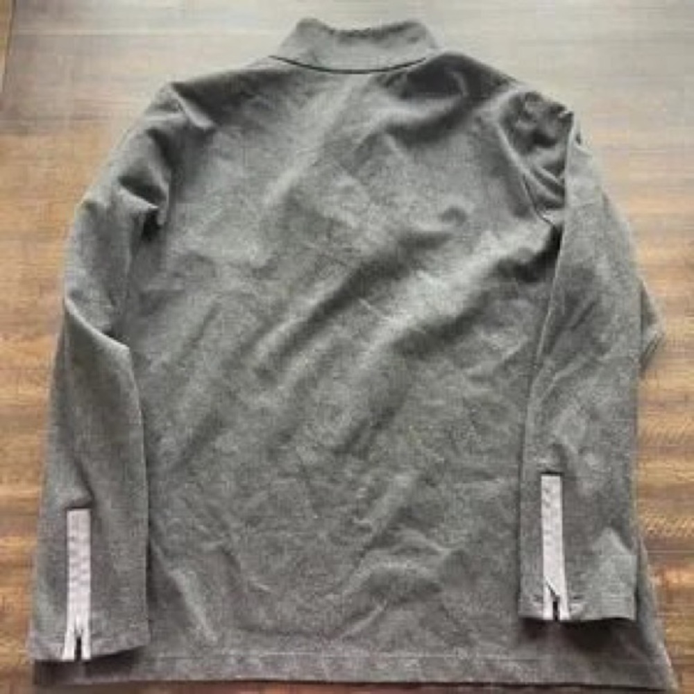 Gray Quarter-Zip Pullover - image 2